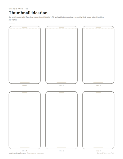 Sketch & Wireframe Pack preview