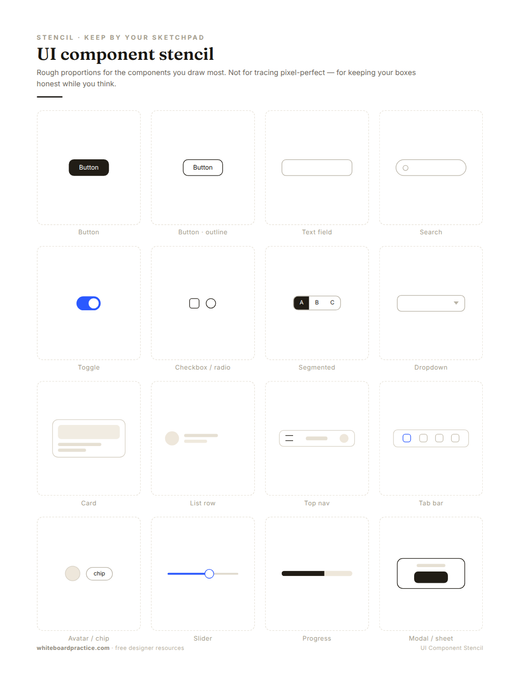 UI Component Stencil preview